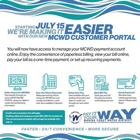 mcwd online payment.